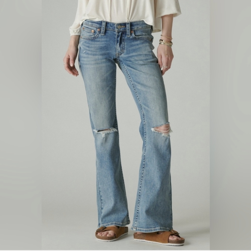 Lucky Brand Low Rise Flare Jeans